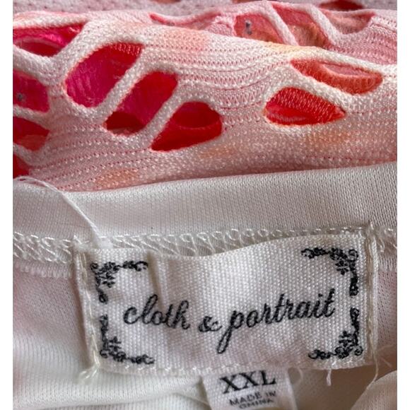 CLOTH & PORTRAIT, SIZE XXL, MULTI COLORED SUMMER LACE DRESS - Picture 6 of 6